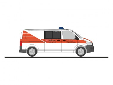 Rietze 53976 VW T6 Kasten LR Rettungshunde Malteser 