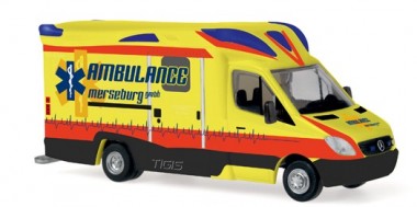 Rietze 68625 MB Sprinter Tigis Ergo Amb. Merseburg 