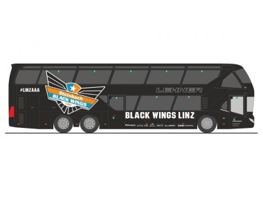 Rietze 69061 Neoplan Skyliner´11 Black Wings Linz 