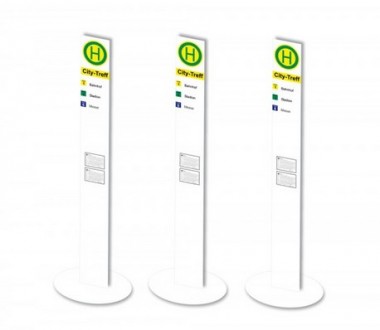 Rietze 70293 Haltestellenschild modern (3 Stück) 