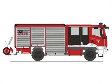 Rietze 72976 MAN Schlingmann Varus FW Havixbeck 