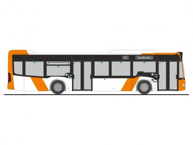 Rietze 73466 MB Citaro '15 V-Bus Lampertheim 