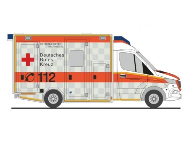 Rietze 76117 MB Sptinter GSF-RTW DRK Wolfenbüttel 