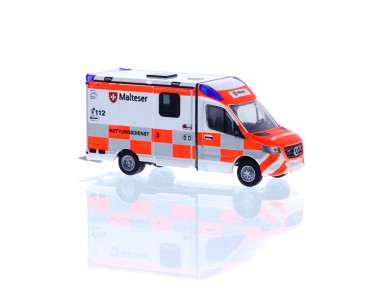 Rietze 76153 MB Sprinter Stobel RTW Malteser Marburg 