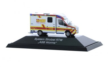 Rietze 76266 MB Sprinter Strobel-RTW´18 ASB Worms 