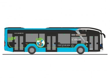 Rietze 76336 MAN Lion´s City 12 E Spangler Pöttmes 