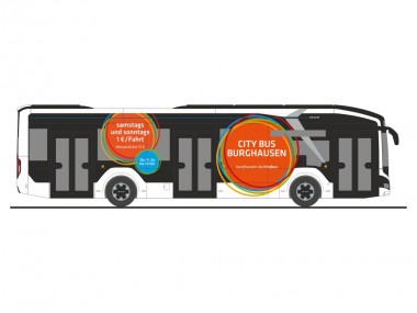 Rietze 76364 MAN Lion´s City 12 E Citybus Burghausen 