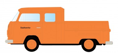 Lemke Minis 3961 VW T2 DoKa Stadtwerke 