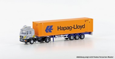 Lemke Minis 4068 MAN F90 40ft Container-SZ Hapag-Lloyd 