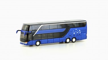 Lemke Minis 4488 Setra Reisebus S431 DT neutral metallic 