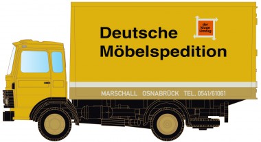 Lemke Minis 4803 Magirus MK 130M8 mit Koffer - Deutsche  