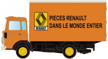 Lemke Minis 4864 Renault JK75 mit Koffer - Renault Parts 