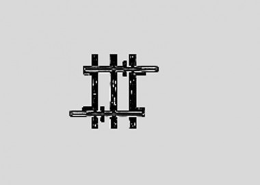 Märklin 2204 Gleis gerade 22,5mm 