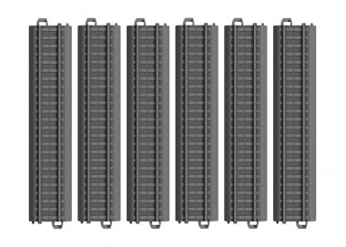 Märklin 23180 Kunststoffgleis gerade 180 mm 6 Stück 