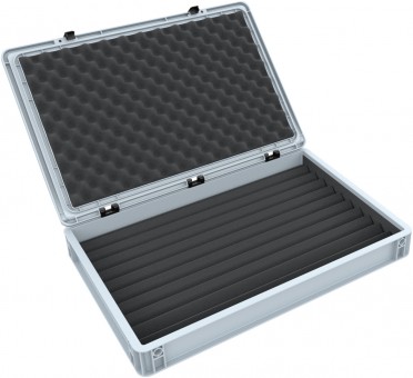 Feldherr 60657 Eurobehälter mit Zugliege - 10 Fächer 