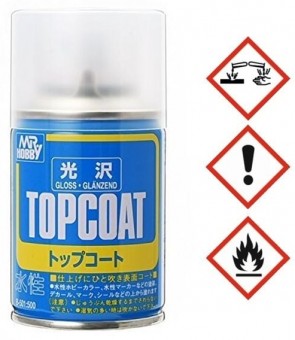 Mr. Hobby B-501 Top Coat Spray glänzend - Mr.Hobby 