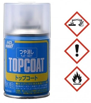 Mr. Hobby B-503 Top Coat Spray matt - Mr.Hobby 