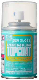 Mr. Hobby B-601 Premium Top Coat Spray gloss - Mr.Hobby 