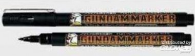 Mr. Hobby GM-21 Mr Hobby: Gunze Gray (Brush Type) Marker 
