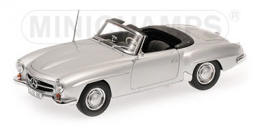 Minichamps 100037031 MB 190 SL (W121) silbermet. 1955  