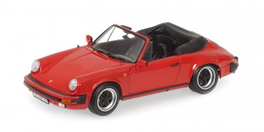 Minichamps 100063030 Porsche 911 Carrera Cabrio rot (1983) 