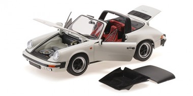 Minichamps 100063062 Porsche 911 Carrera Targa weiß (1983) 