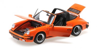 Minichamps 100063064 Porsche 911 Carrera 3,2 Targa orange 