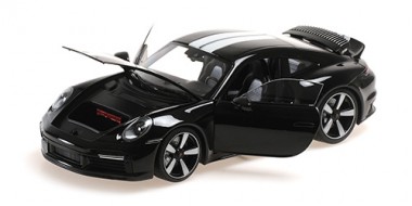 Minichamps 110069200 Porsche 911 (992) Sport Classic schwarz 