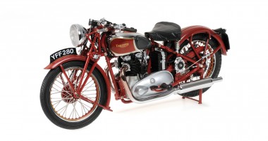 Minichamps 122133700 Triumph Speed Twin rot 1939 