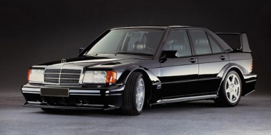 Minichamps 155036100 MB 190E 2.5-16 Evo 2 blau-schwarz-met. 