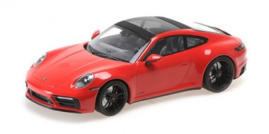 Minichamps 155063100 Porsche 911 Carrera 4 GTS rot (2020) 