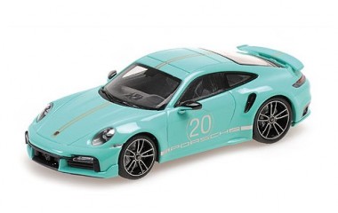 Minichamps 155069175 Porsche 911 (992) Turbo S Coupe grün 