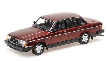 Minichamps 155171406 Volvo 240 GL Lim. dunkel-rot-met. (1986) 