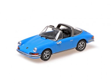 Minichamps 870064562 Porsche 911 Targa blau (1972) 