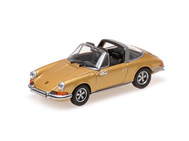 Minichamps 870064564 Porsche 911 Targa gold-met. (1972) 