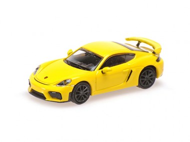 Minichamps 870067602 Porsche 718 Cayman GT4 (981) gelb 