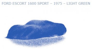 Minichamps 870080002 Ford Escort Mk II 1600 Sport (2t) grün 