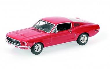 Minichamps 870084121 Ford Mustang Fastback 2+2 rot (1968) 