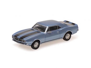 Minichamps 870144021 Chevrolet Camaro blau-met. (1967) 