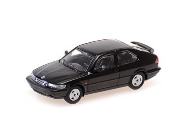 Minichamps 870170121 SAAB 900 Turbo 16S (AERO) Coupe schwarz 
