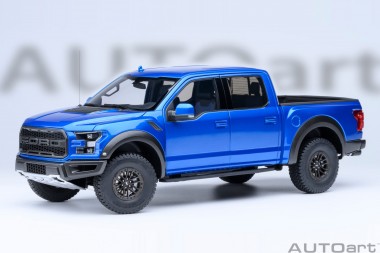 AUTOart 72949 Ford F-150 Raptor Supercrew 2017 blau 