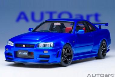 AUTOart 77462 Nissan Skyline GT-R (R34) Z-Tune blau 