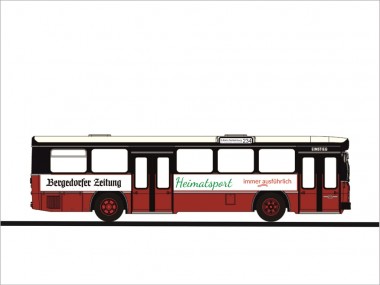 Stadt im Modell 10231 Büssing Präfekt 13 Wg. 6840 Berg. Zeitun 