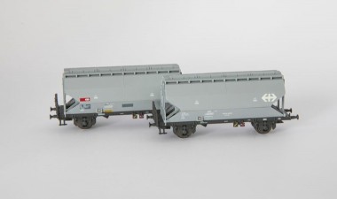 AareValleyModels 1617-100 SBB Getreidewagen-Set Tgpps 2-tlg Ep.4/5 