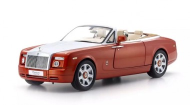 Kyosho KYO8871P Rolls Royce Phantom Drophead Coupe orang 