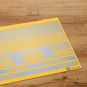 Mobax DE-G-02-H0 Linien-Set #1 Autobahn gelb 