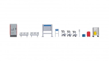 Noch 14827 Bahnsteig-Zubehör 