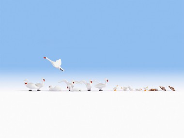 Noch 15774 Schwäne und Enten 17-tlg 