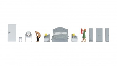 Noch 16287 Figuren-Themenwelt Schlafzimmer 