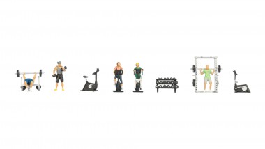 Noch 16292 Figuren-Themenwelt Fitness-Studio 